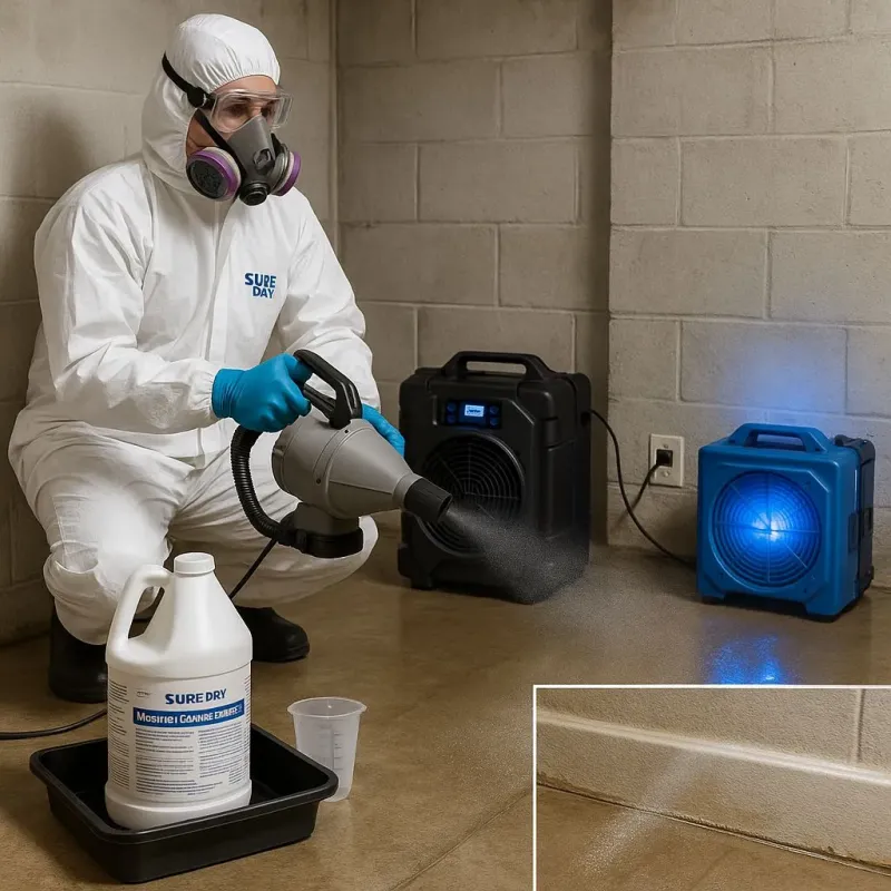Sanitization and Odor Removal process in Syosset, NY